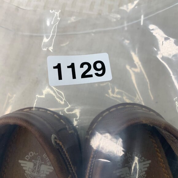 Dockers Mens Size 10.5M Brown Leather Boat Shoes Casual Moc-Toe Slip-On - Picture 8 of 8